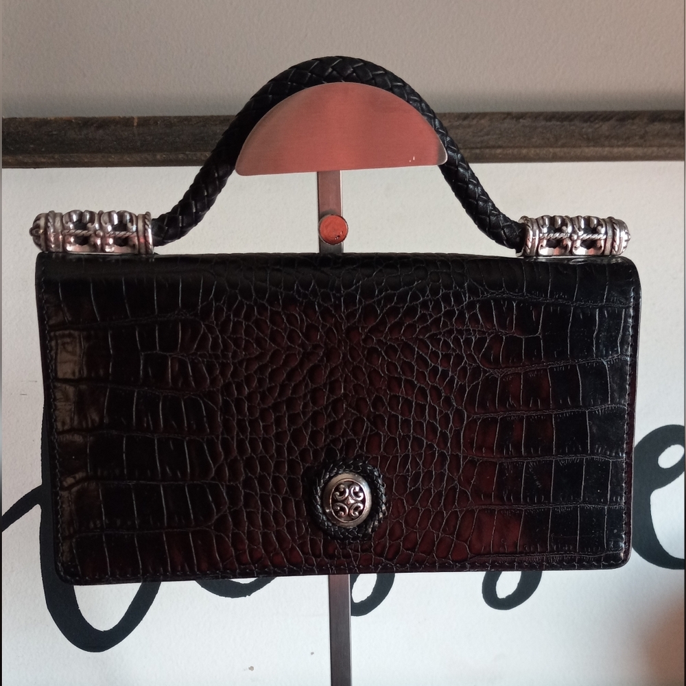 Brighton Leather Top Handle Bag